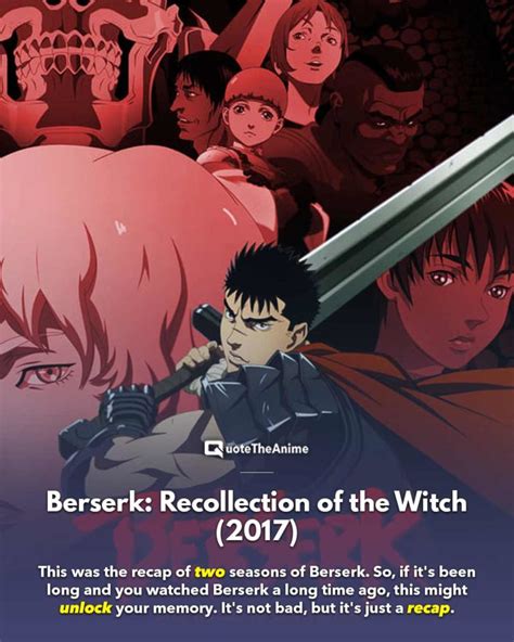 Unbreakable bonds: Exploring the connections between the witch and Berserk recollections